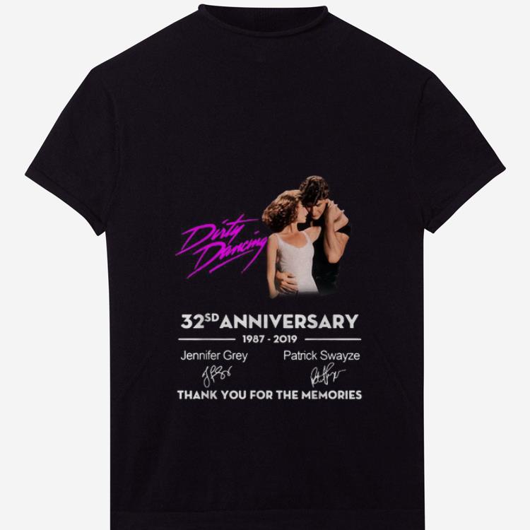  PremiumDirty Dancing 32 Anniversary Thank You For The Memories Signature shirt