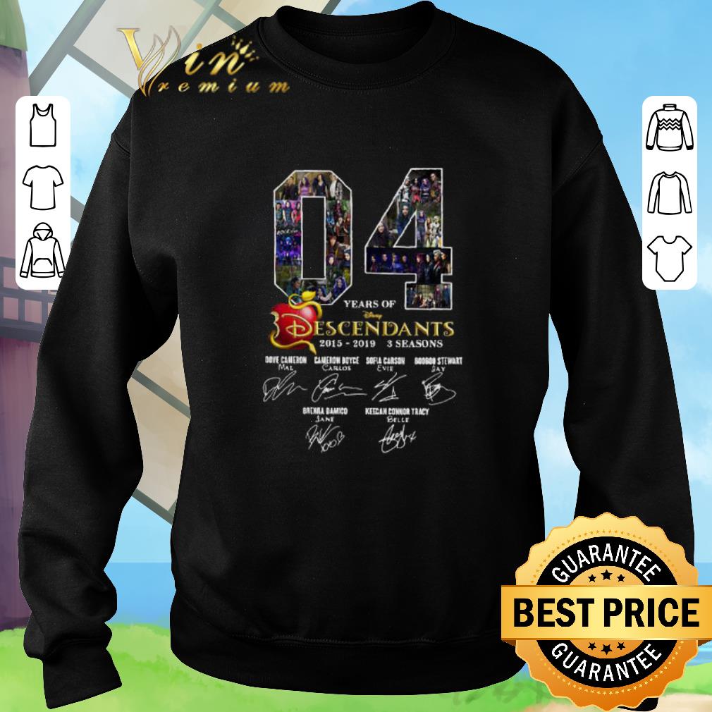 Pretty 04 Years of Descendants 2015-2019 3 seasons signatures shirt