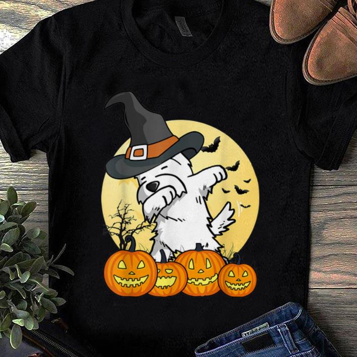 Pretty Dabbing Westie Dab Dance Funny Dog Halloween Gift shirt