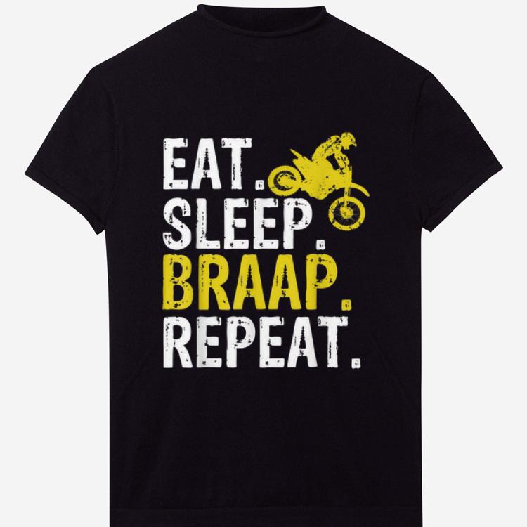 Pretty Eat Sleep Braap Repea Dirt Bike shirts
