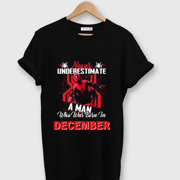 Pretty Never Underestimate A Man Who Was Born In July Marvel Spider Man shirt
