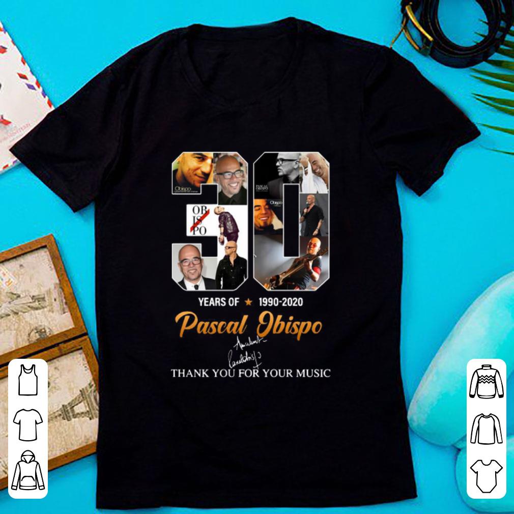 Pretty Pascal Obispo 30 Years Thank You For The Memories shirt