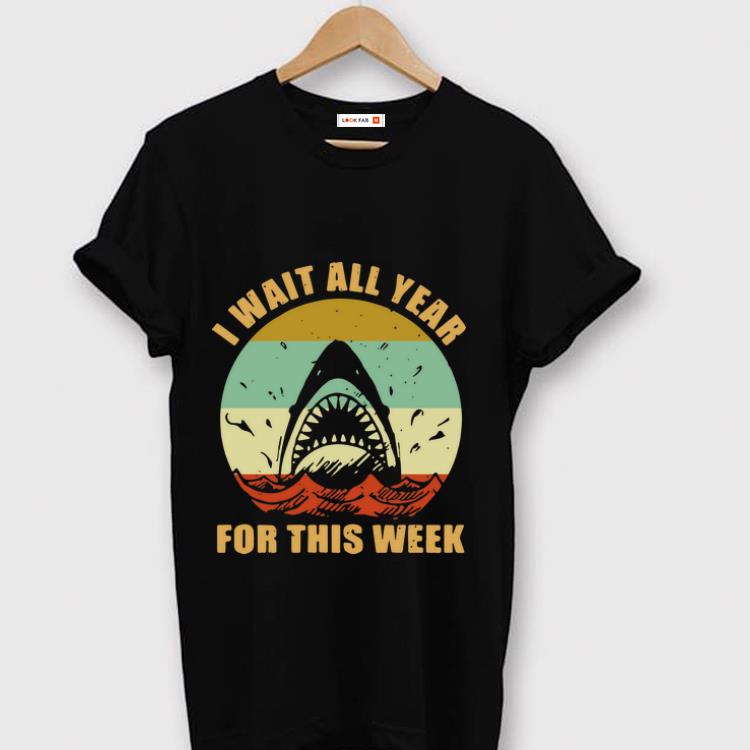 Pretty Vintage Jaws I Wait All Year For This Week shirt