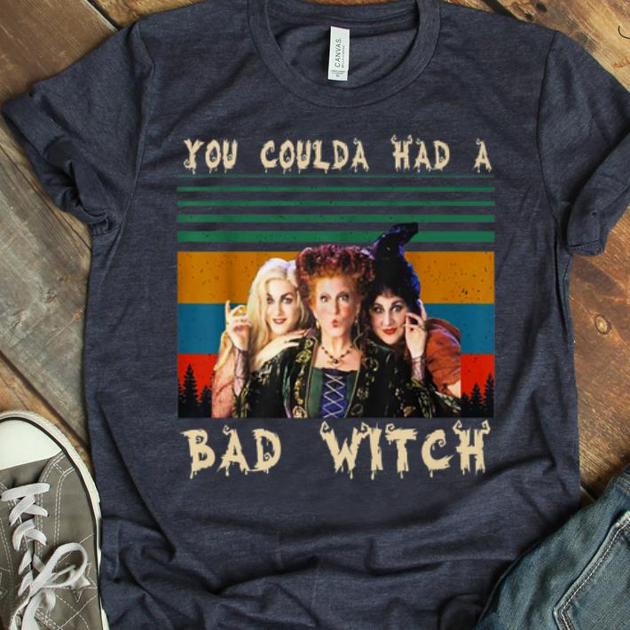 Pretty You Coulda Had A Bad Witch Halloween Vintage shirt