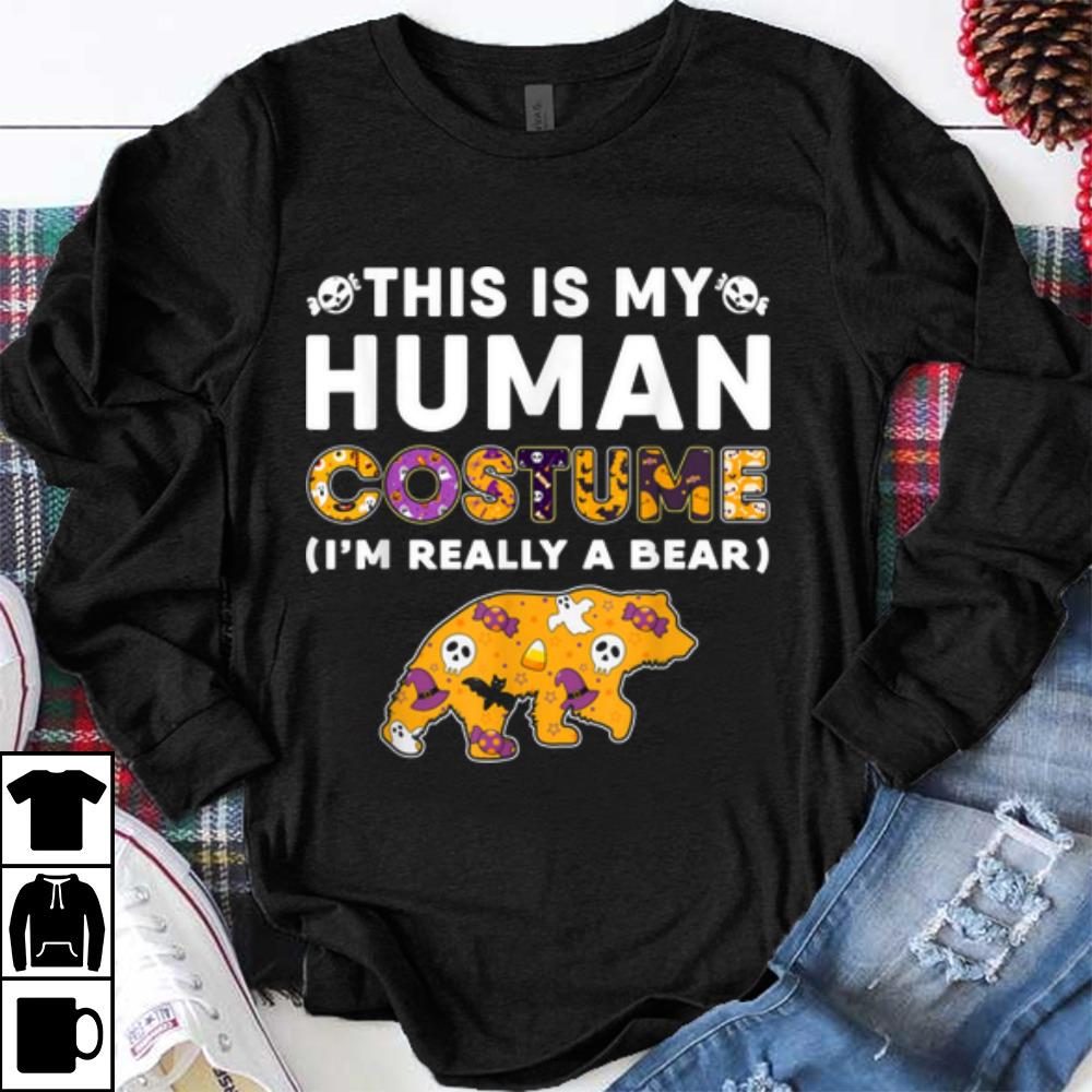 This Is My Human Bear Halloween Costume Gifts shirt