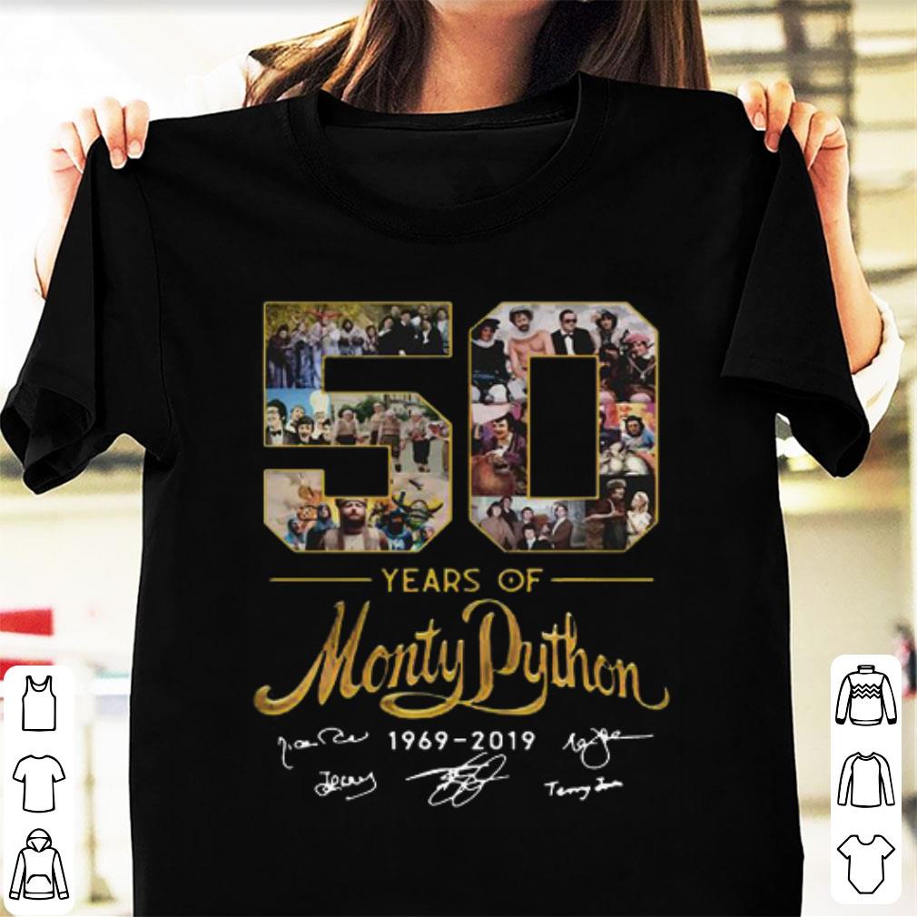 Top 50 Years Of Monty Python 1969 2019 Signature shirt
