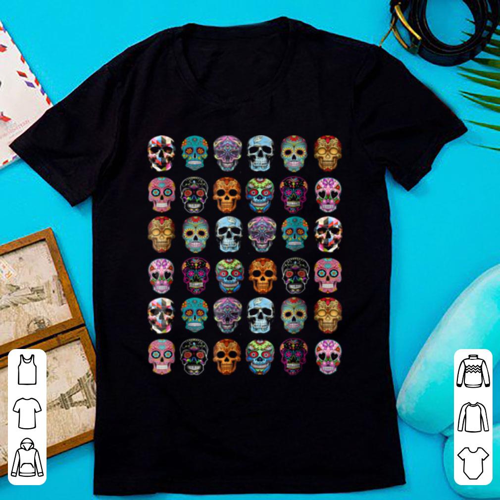 Top Day Of The Dead Sugar Skulls 2019 Halloween shirt