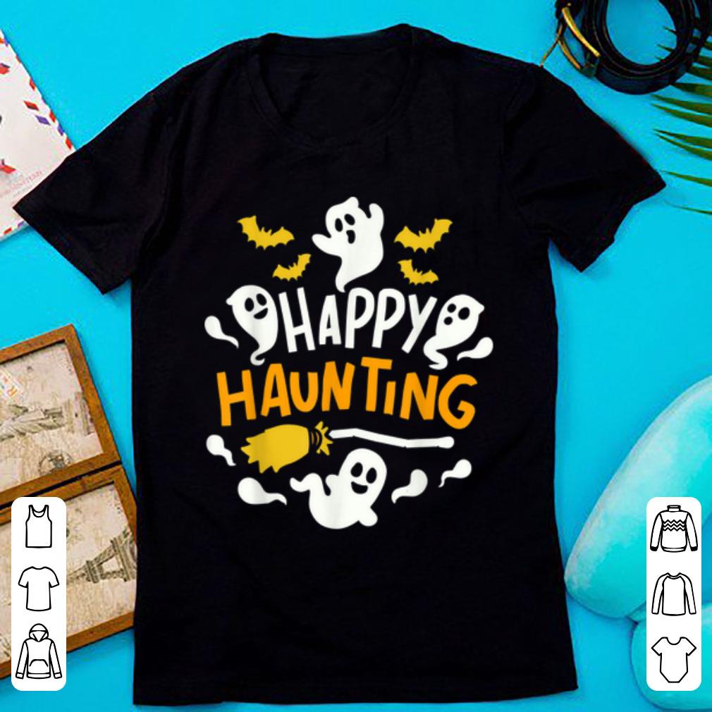 Top Halloween Happy Haunting Ghost shirt