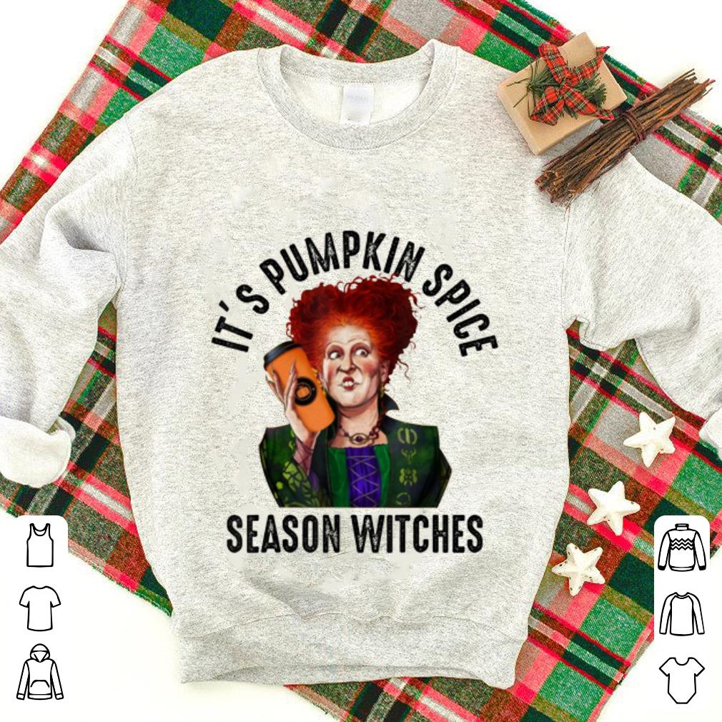  Top Hocus Pocus Winifred Sanderson It's Pumpkin Spice Season Witches shirt