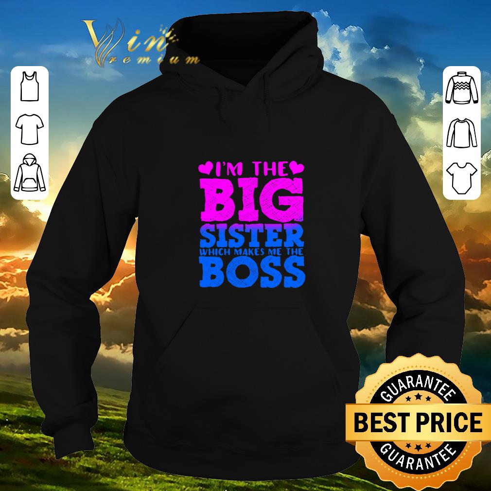 Top I'm the big sister which makes me the boss shirt sweater 6 Top I'm the big sister which makes me the boss shirt sweater