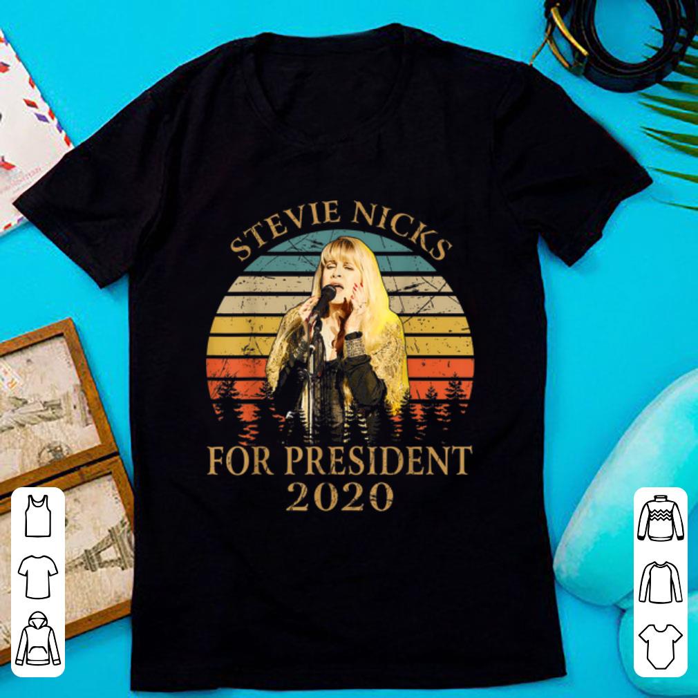 Top Vintage Retro Stevie Nicks For President 2020 shirt