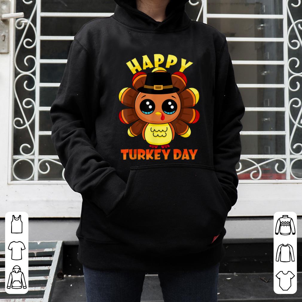 Awesome Happy Turkey Day Thanksgiving Cute Family Gift tee Men Women shirt