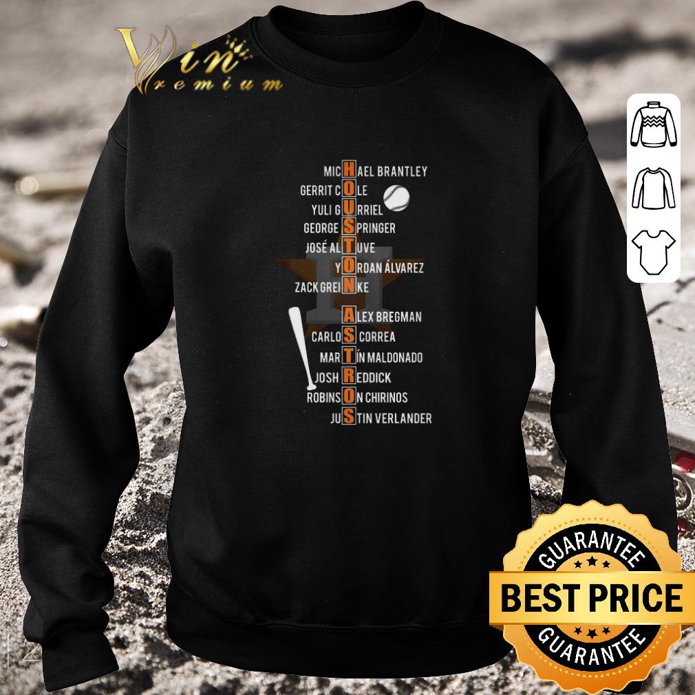Awesome Houston Astros Michael Brantley Gerrit Cole Yuli Gurriel shirt