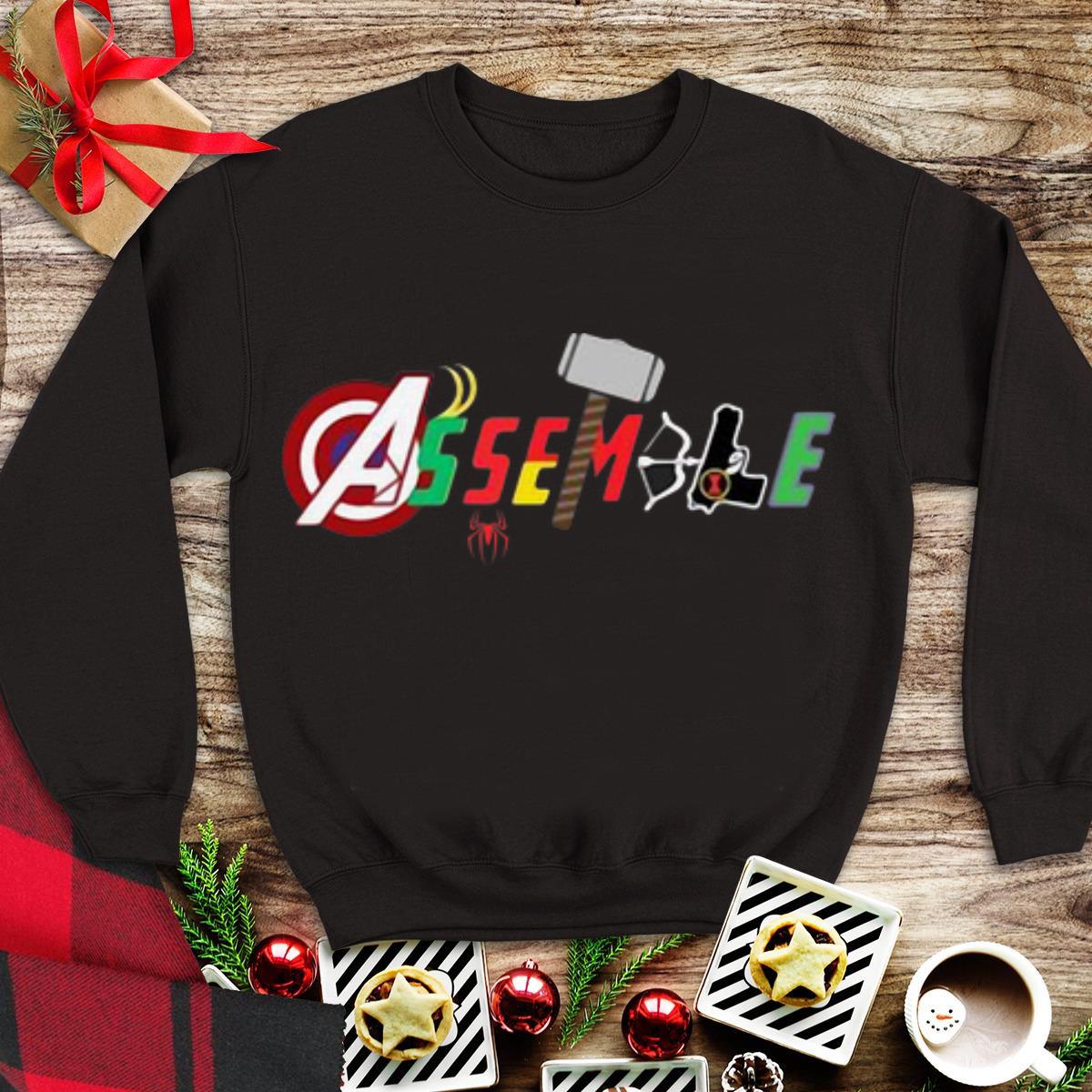 Awesome Marvel Assemble Avengers Endgame shirt