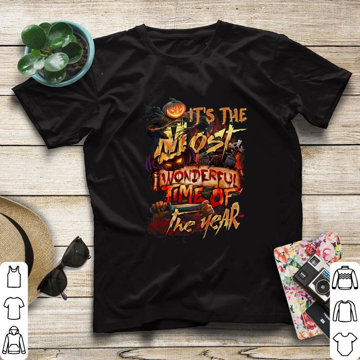 Awesome Pumpkin it's the most wonderful time of the year halloween shirt 2 Awesome Pumpkin it's the most wonderful time of the year halloween shirt