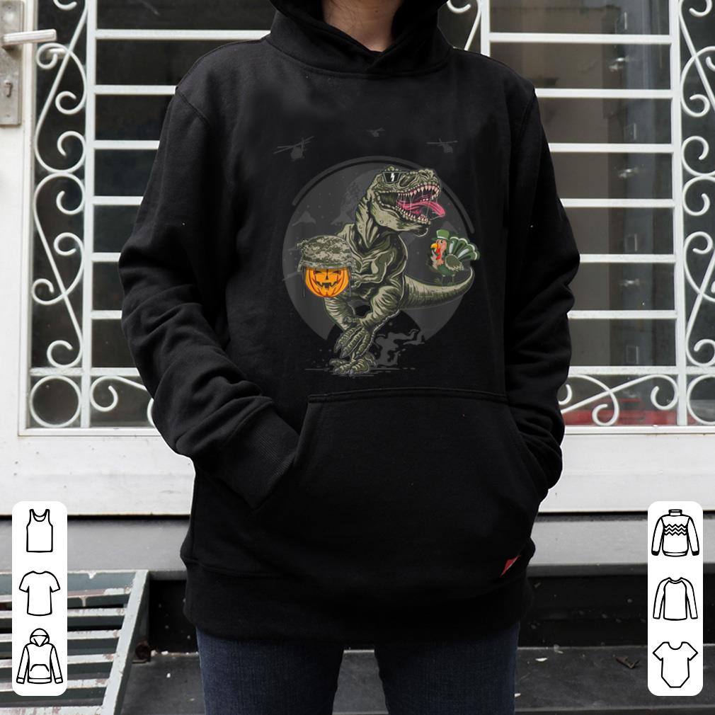 Awesome Thanksgiving T-Rex Army - Dinosaur Turkey Pumpkin Gift shirt
