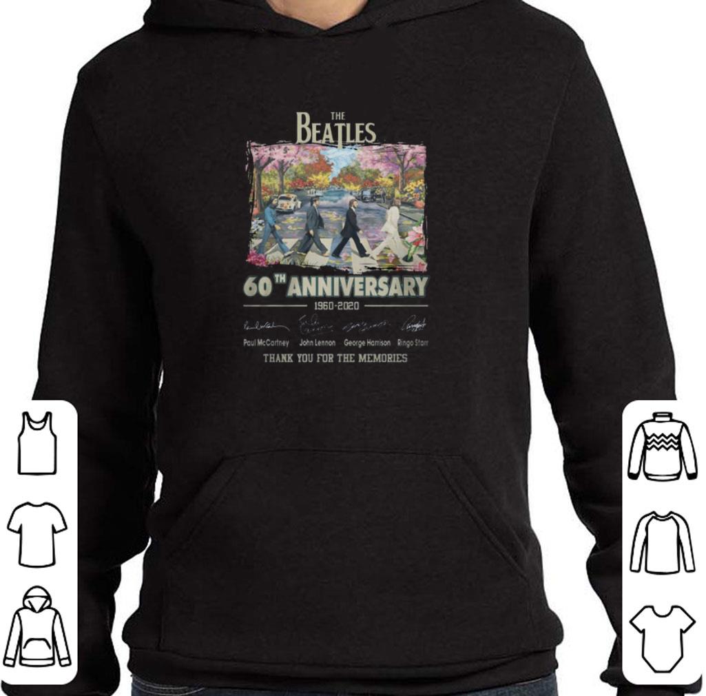 Funny 60th anniversary The Beatles 1960-2020 signature Thanks memories shirt 6 Funny 60th anniversary The Beatles 1960-2020 signature Thanks memories shirt