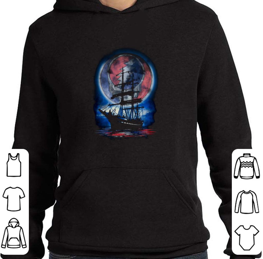 Funny Grateful Dead Logo Ship And Moon shirt 2 Funny Grateful Dead Logo Ship And Moon shirt