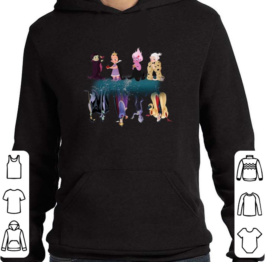 Funny Maleficent characters chibi reflection water mirror shirt 6 Funny Maleficent characters chibi reflection water mirror shirt