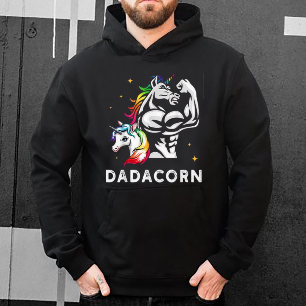 Hot Dad Fathers Day Unicorn Dadacorn shirt