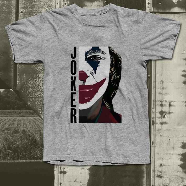 Hot Joaquin Phoenix Joker Half Face shirt