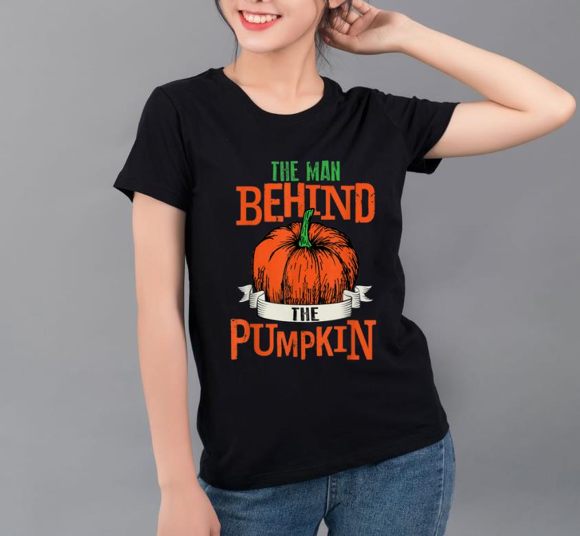 Hot The Man Behind The Pumpkin Cool Halloween Costume Gift shirt