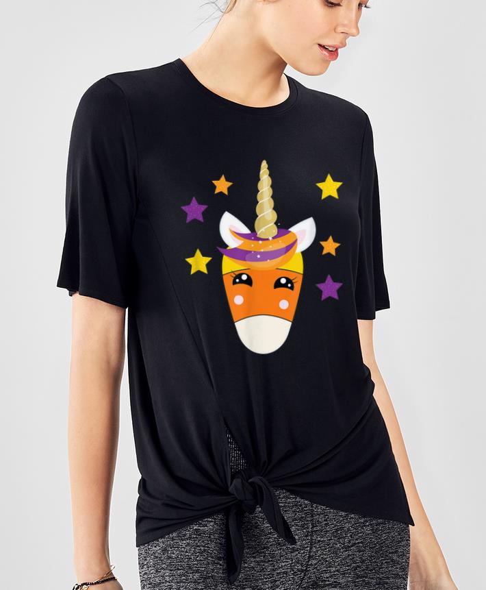 Nice Candy Corn Unicorn Mom Daughter Matching Halloween shirt