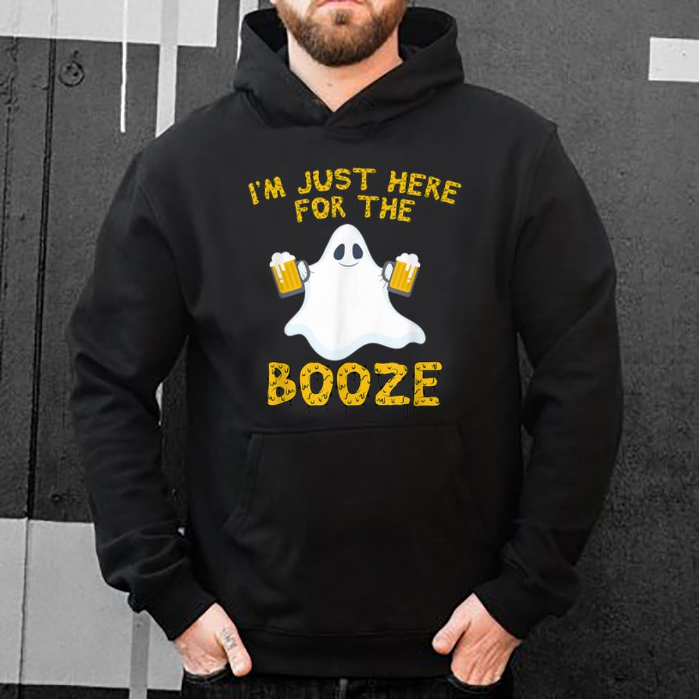 Nice I'm Just Here For The Booze Funny Halloween Apparel shirt