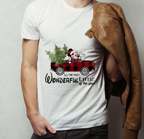 Nice Mickey Mouse It’s The Most Wonderful Time Of The Year Christmas shirt