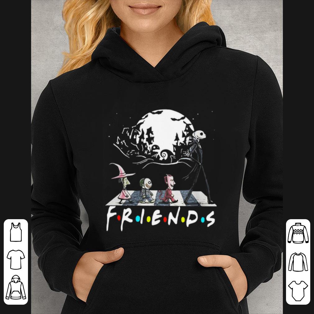 Nice The Nightmare Before Christmas Friends Tv Show Abbey Road shirt