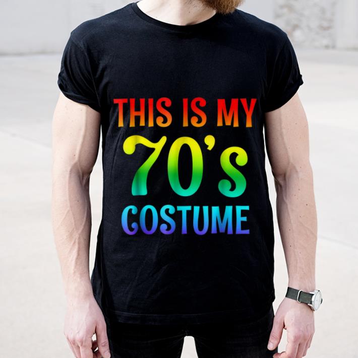 Official 70s Costume Halloween for 1970s Party men women top shirt