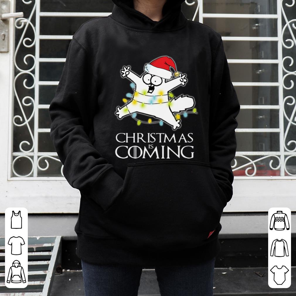 Official Christmas Is Coming Simon’s Cat Game Of Thrones shirt