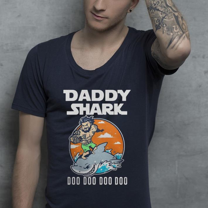 Official Daddy Shark doo doo doo doo Aquaman shirt