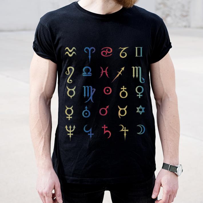 Official Halloween Symbols Witchcraft Pagan shirt
