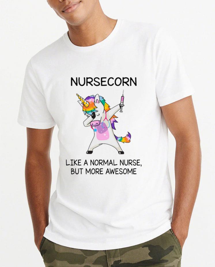 Official Nursecorn Dabbing Like A Normal Nurse But More Awesome shirt
