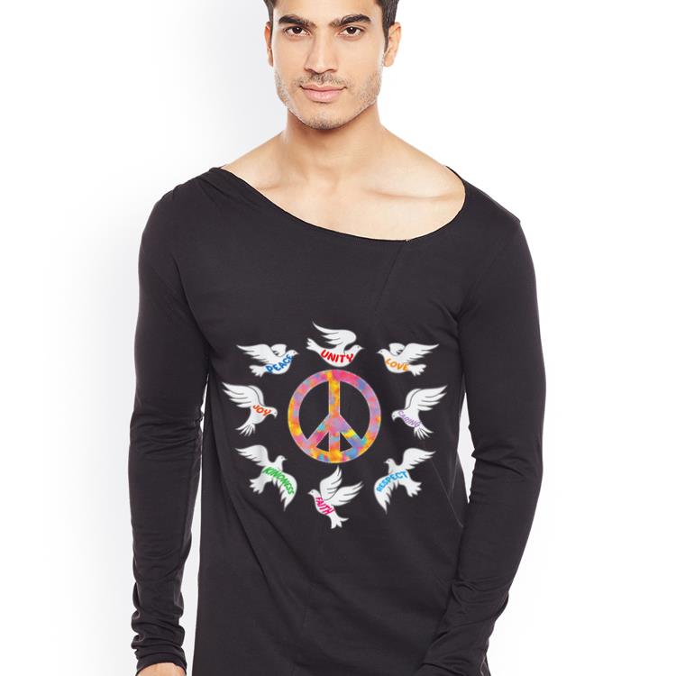 Official Unity Day Anti Bullying Doves Peace Sign Inclusion shirt