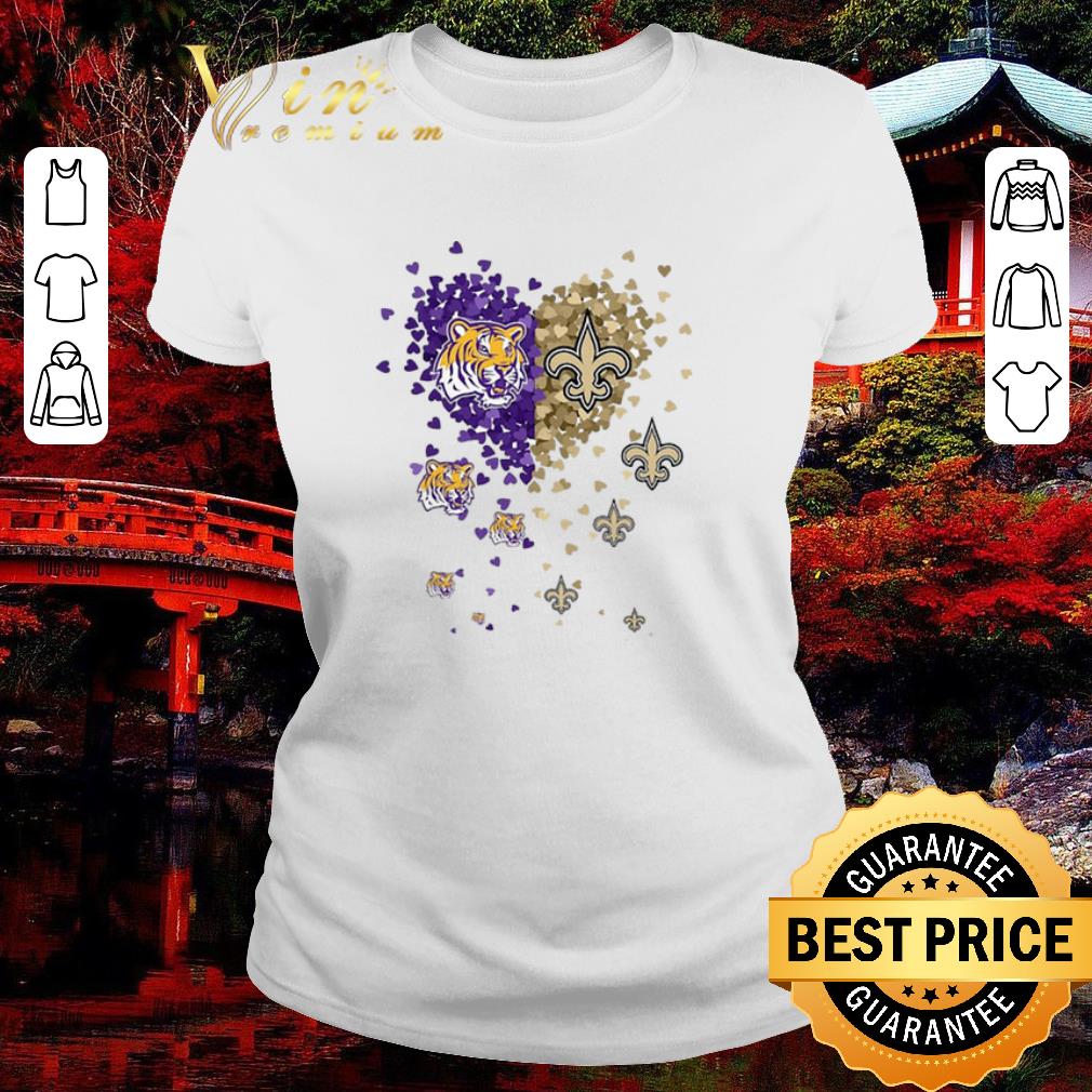 Original Love LSU Tigers New Orleans Saints Tiny Hearts Shape shirt 2 Original Love LSU Tigers New Orleans Saints Tiny Hearts Shape shirt 2