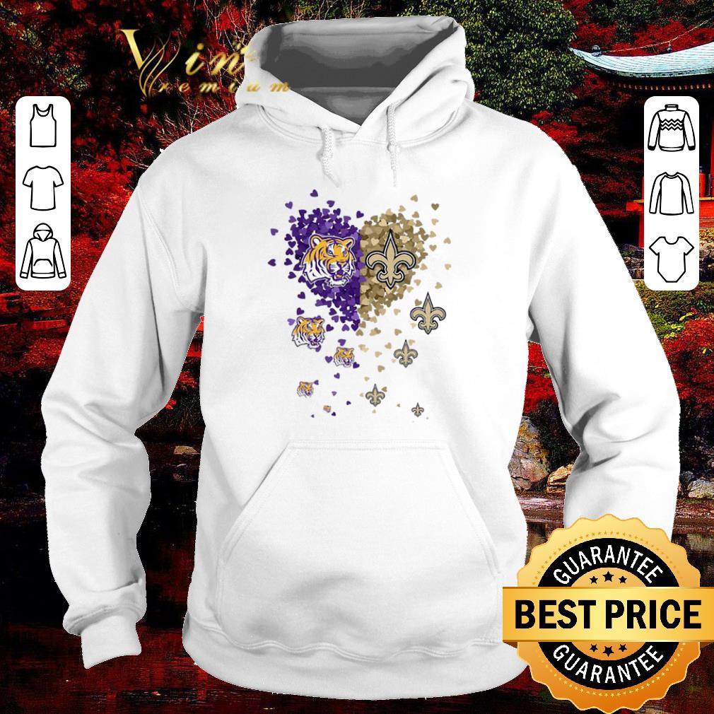 Original Love LSU Tigers New Orleans Saints Tiny Hearts Shape shirt 6 Original Love LSU Tigers New Orleans Saints Tiny Hearts Shape shirt