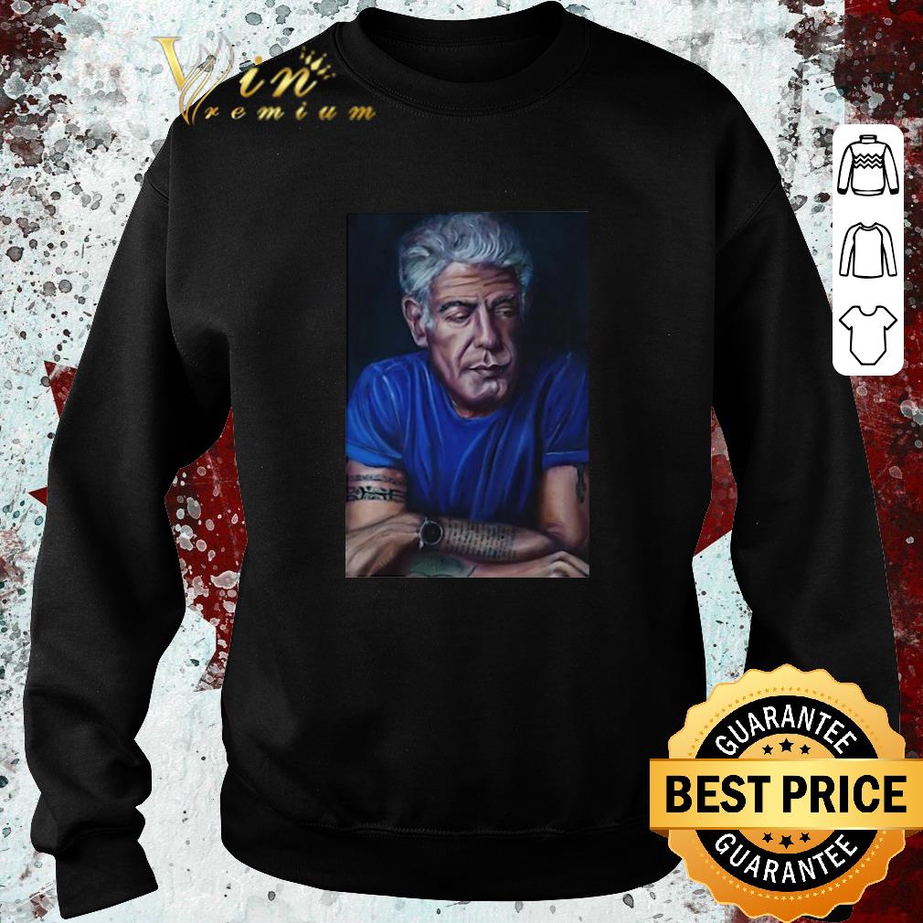 Premium Anthony Bourdain Portrait Oil Painting Original Art shirt 6 Premium Anthony Bourdain Portrait Oil Painting Original Art shirt