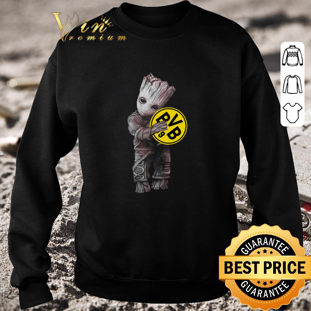 Premium Baby Groot hug Borussia Dortmund shirt