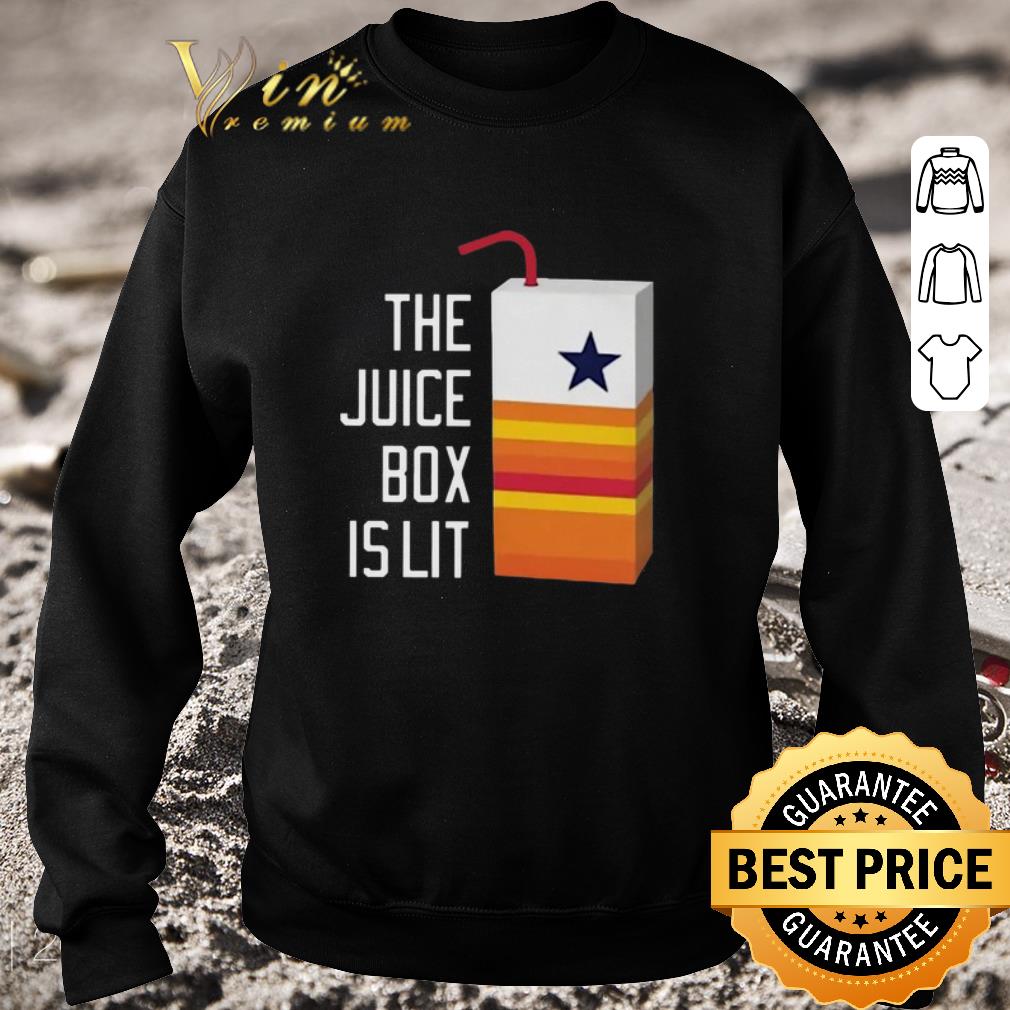 Premium Dallas Cowboy The juice box is lit Houston Astros shirt