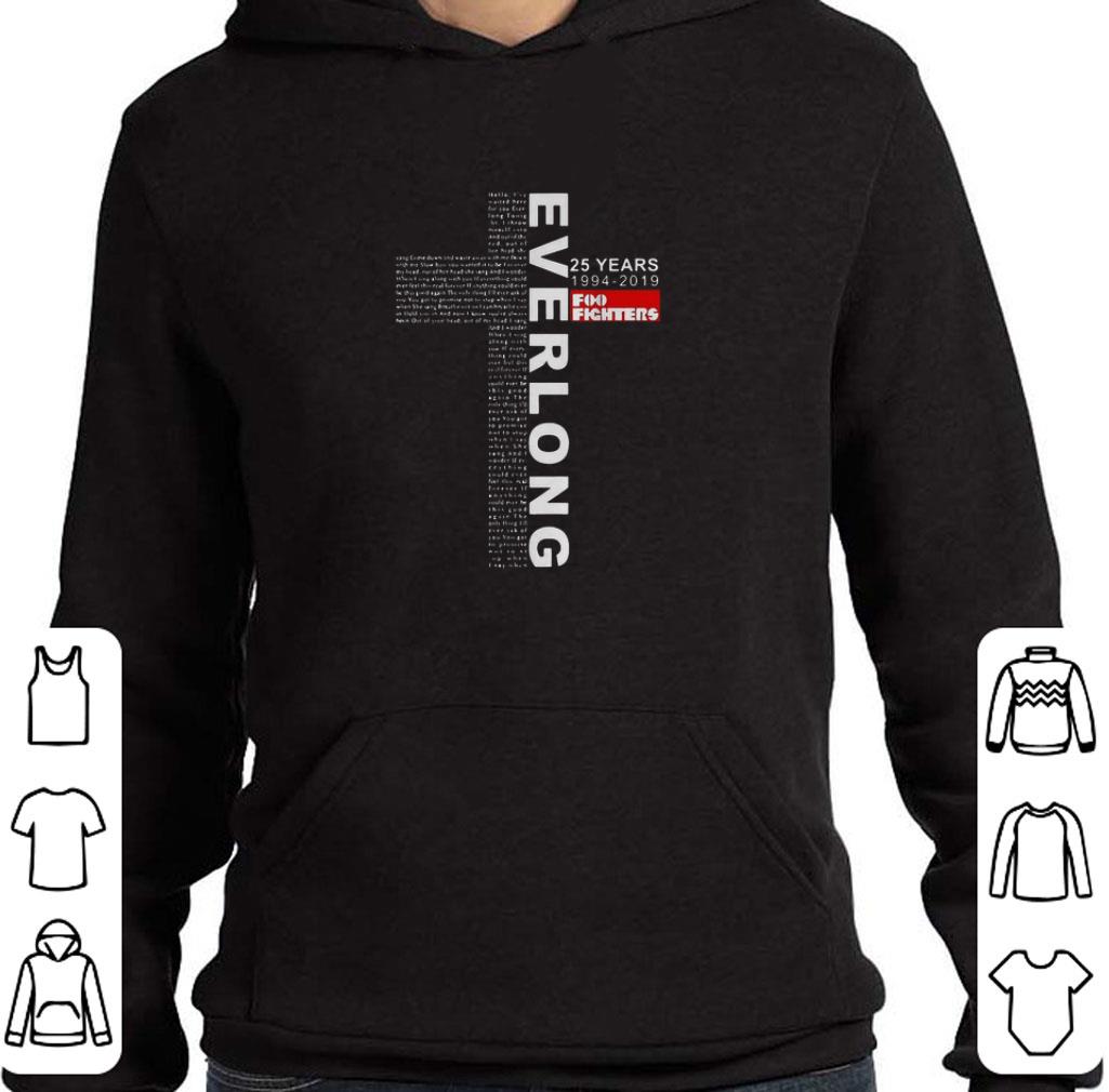 Premium Everlong Lyrics 25 Years 1994 2019 Foo Fighter shirt