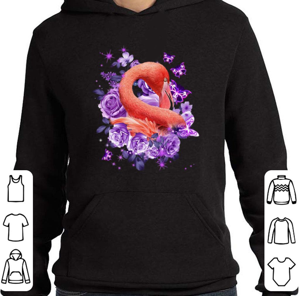 Premium Flamingo purple flower shirt