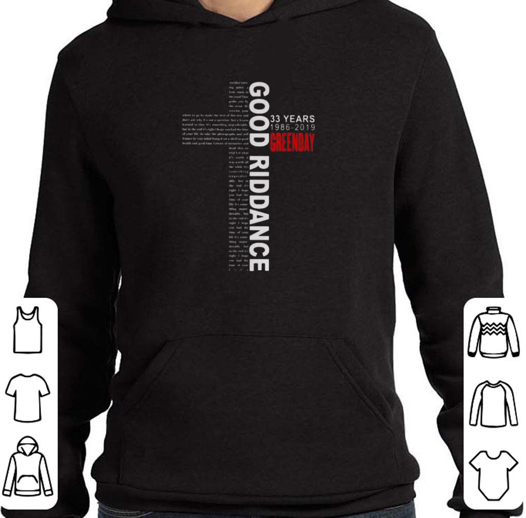 Premium Good Riddance 33 Years 1986-2019 Greenday shirt