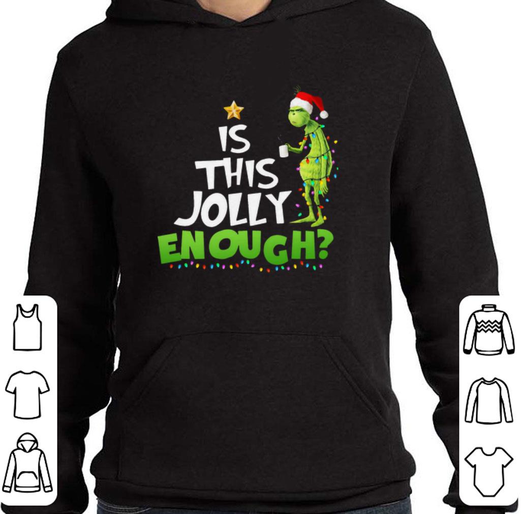 Premium Grinch is this jolly enough Christmas light shirt