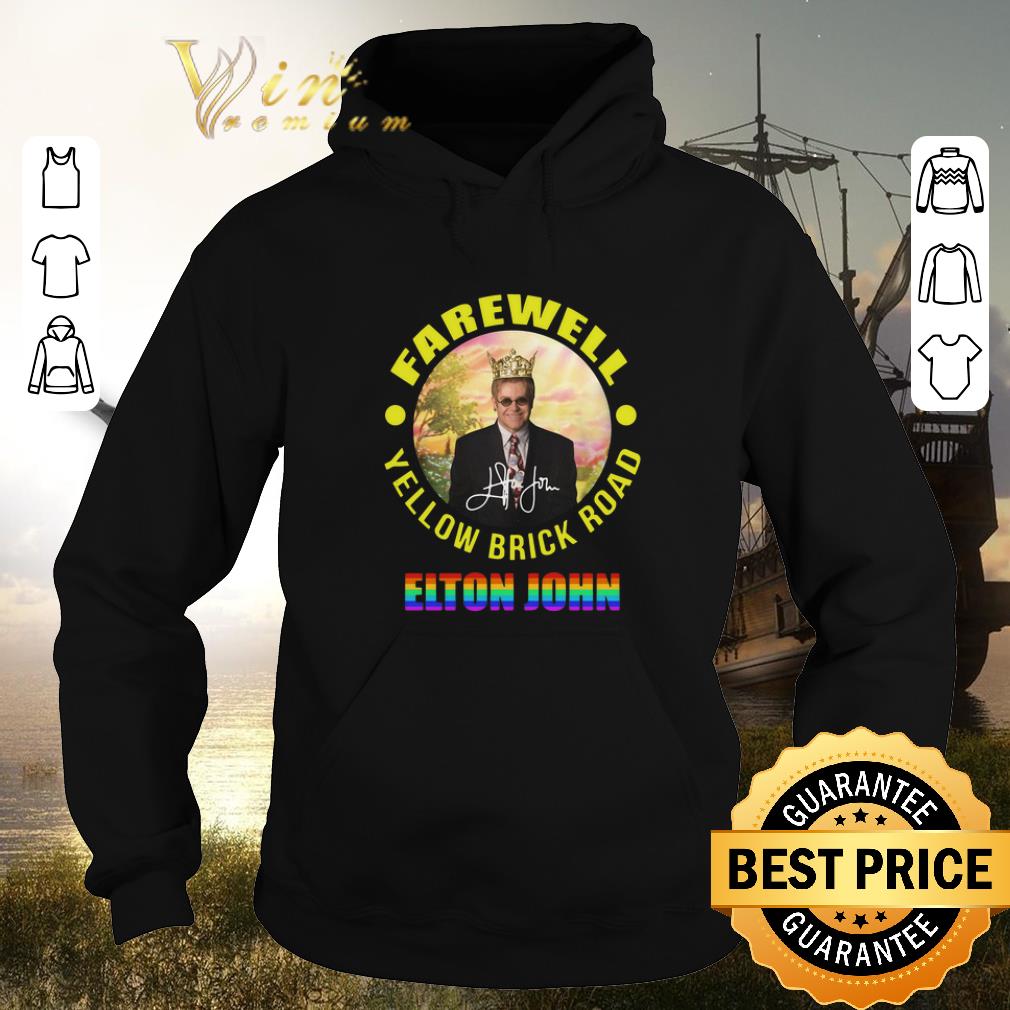 Premium LGBT Elton John Farewell Yellow Brick Road signature shirt sweater 2019 2 Premium LGBT Elton John Farewell Yellow Brick Road signature shirt sweater 2019