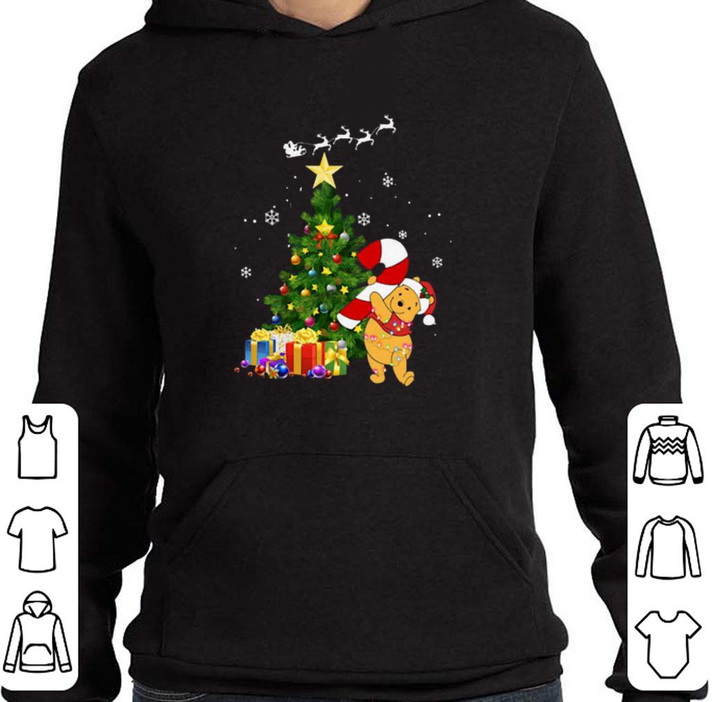 Premium Pooh Santa Merry Christmas tree 2019 shirt