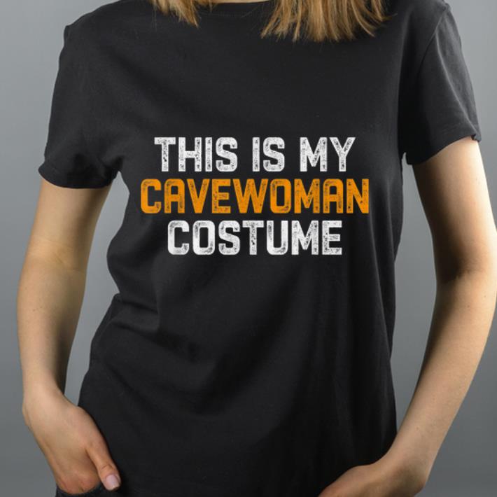 Premium This Is My Cavewoman Costume Tee Halloween Simple Sarcastic shirt