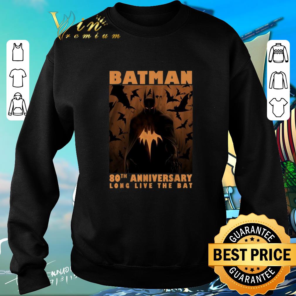 Pretty Batman 80th anniversary long live the bat shirt 2 Pretty Batman 80th anniversary long live the bat shirt