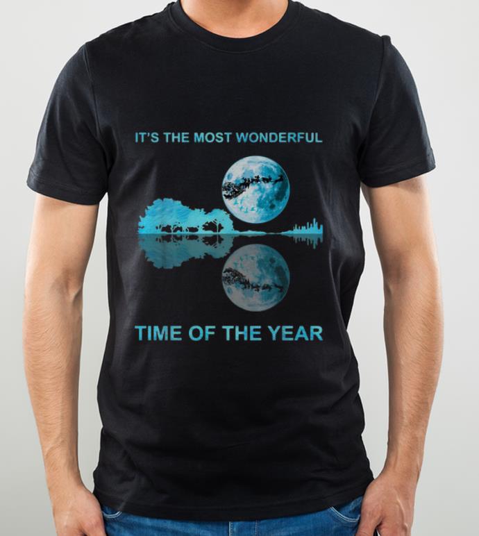 Pretty Guitar Lake It's The Most Wonderful Time For The Year Christmas shirt